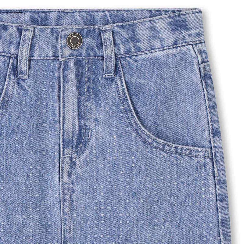 MARC JACOBS Denim Rhinstone Skirt 4-10Y image number 2
